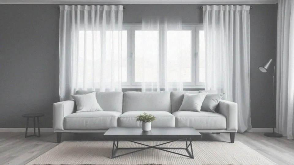 Jakie błędy unikać przy aranżacji szaro czarnego salonu?