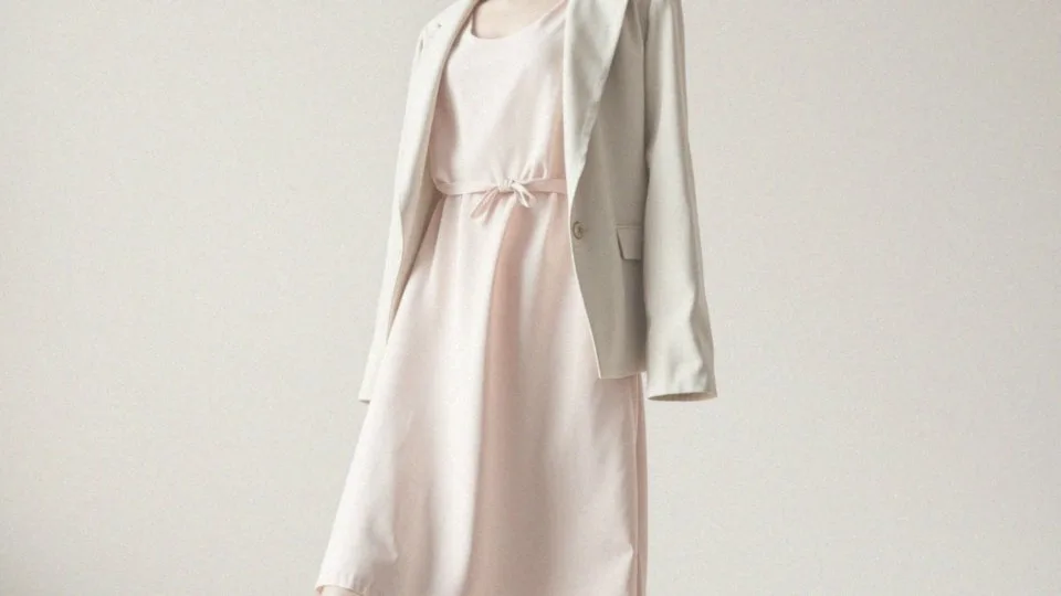 Co charakteryzuje elegancki żakiet do pudrowej sukienki?