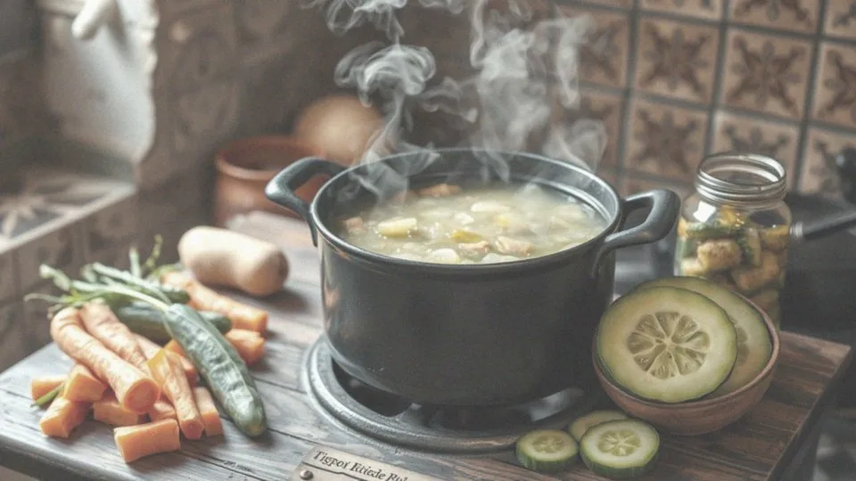 Jak długo gotować zupę ogórkową, aby uzyskać odpowiedni smak?