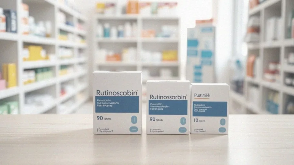 Jakie są różnice między opakowaniami Rutinoscorbin (90, 150, 210 tabletek)?