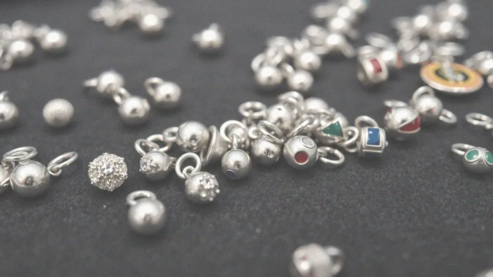 Jakie są różne rodzaje srebrnych zawieszek charms?