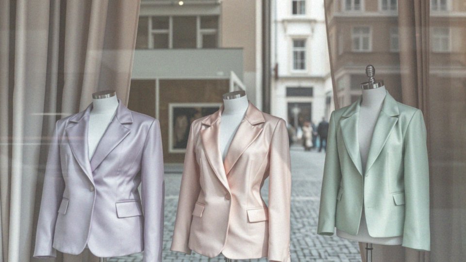 Jakie trendy w żakietach są popularne w sezonie?