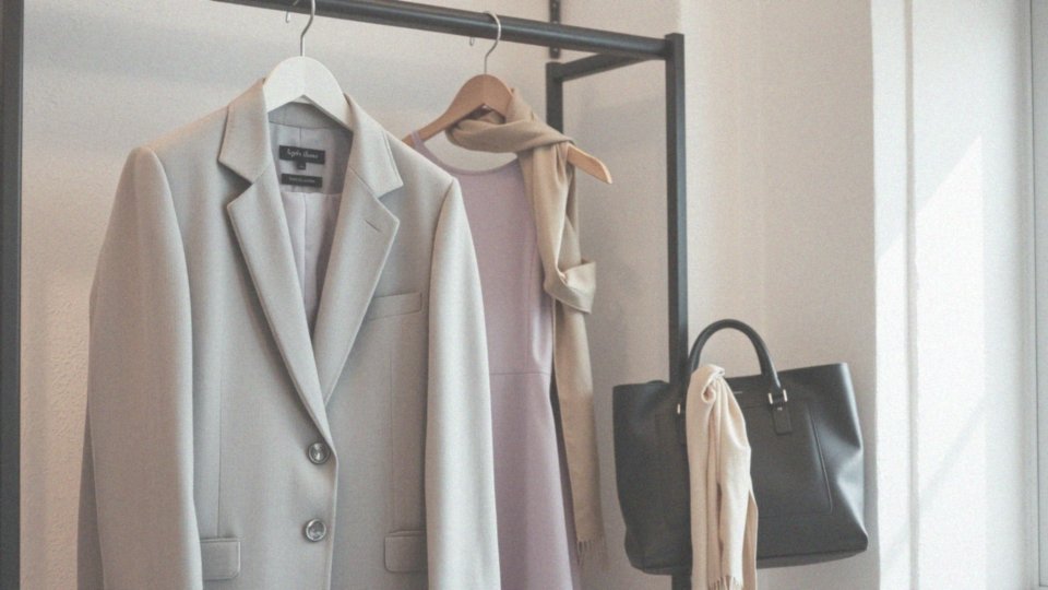 Jak łączyć żakiet z innymi kolorami w stylizacji do fioletowej sukienki?