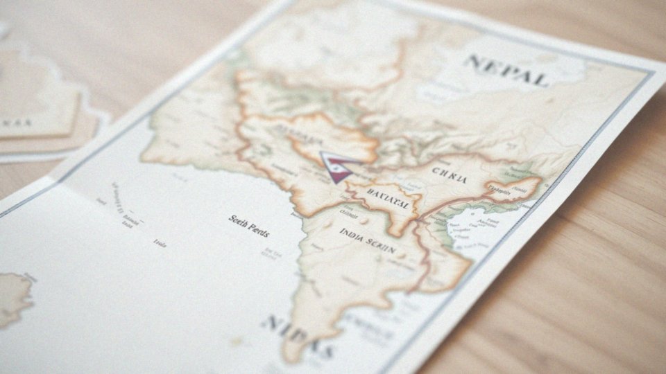 Gdzie leży Nepal na mapie Azji?