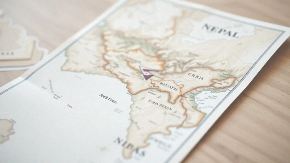 Gdzie leży Nepal na mapie Azji?