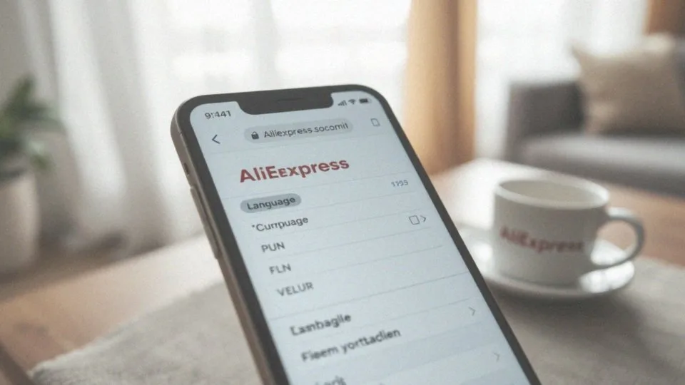 Jak zmienić język i walutę na AliExpress?