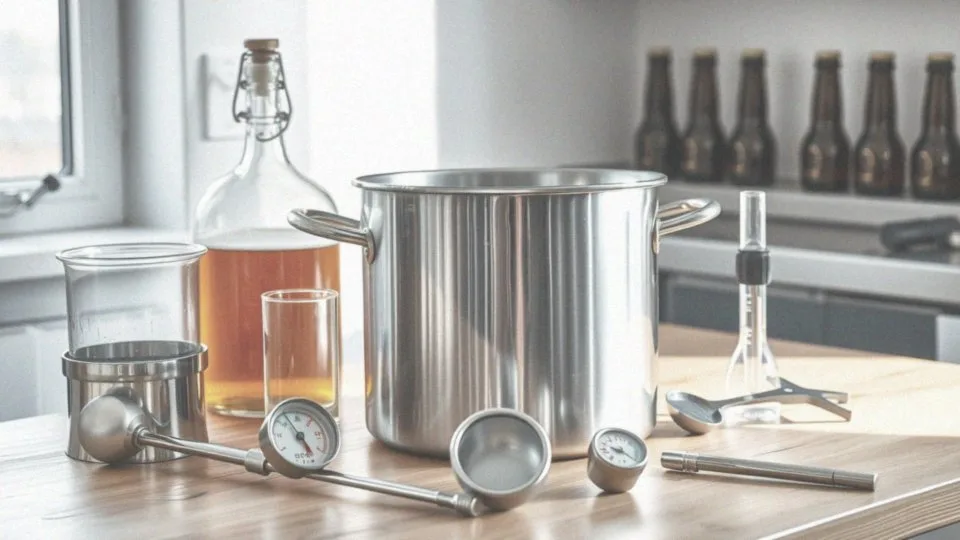 Jakie są niezbędne narzędzia do warzenia piwa w domu?