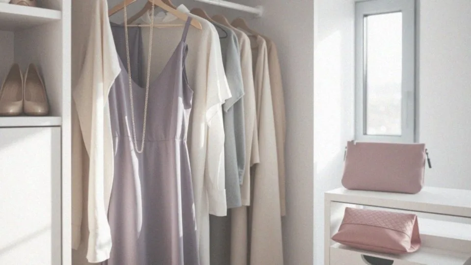 Jakie kolory dodatków do chabrowej sukienki są najlepsze?