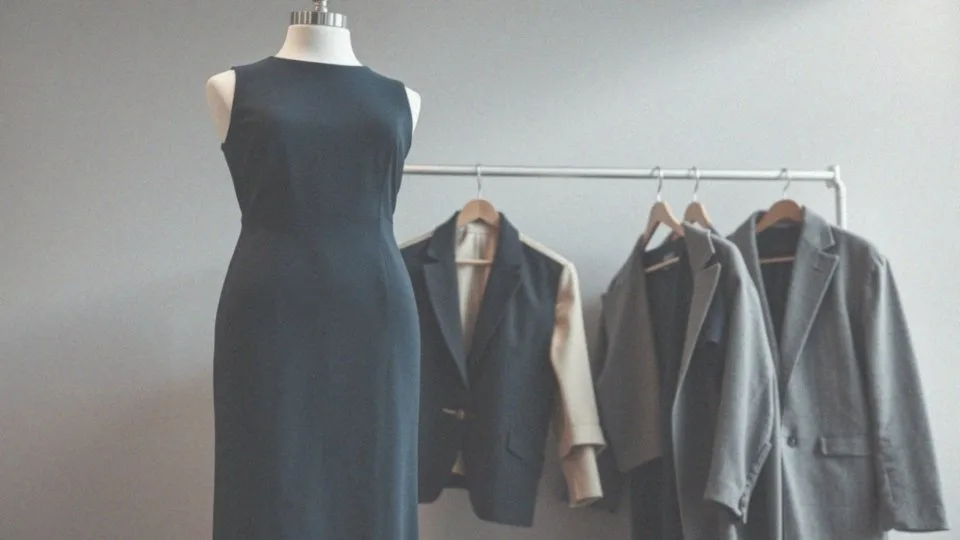 Jakie fasony żakietów najlepiej komponują się z granatową sukienką?