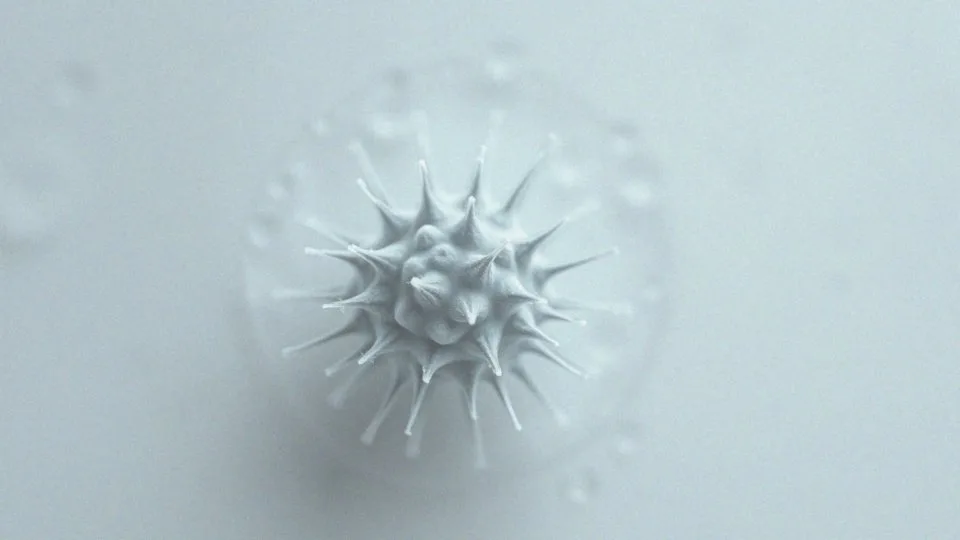 Czym dokładnie jest zmiana o nieregularnym kształcie z licznych wypustkami?