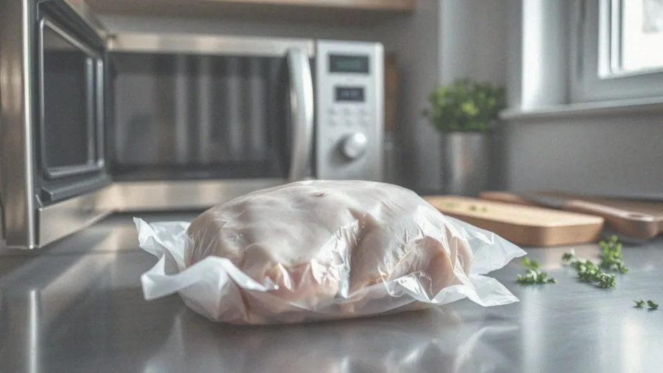 Czemu zamrożone mięso nie nadaje się do podgrzewania w mikrofalówce?