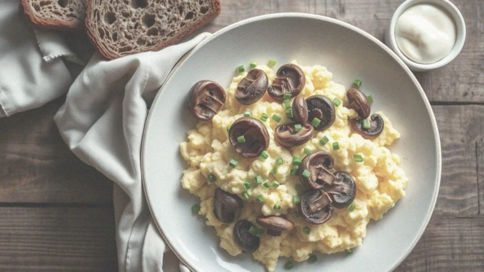 Jajecznica z kurkami Magdy Gessler – przepis na idealne śniadanie